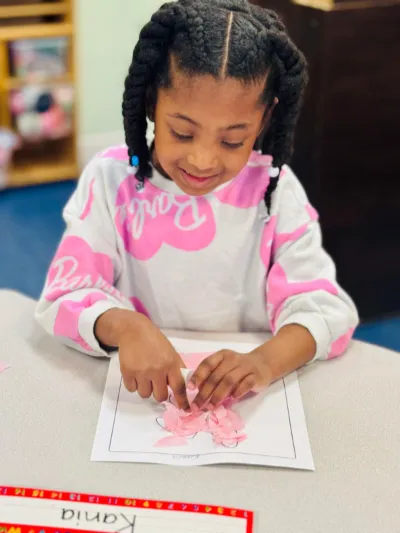 Child at Little Heaven Daycare